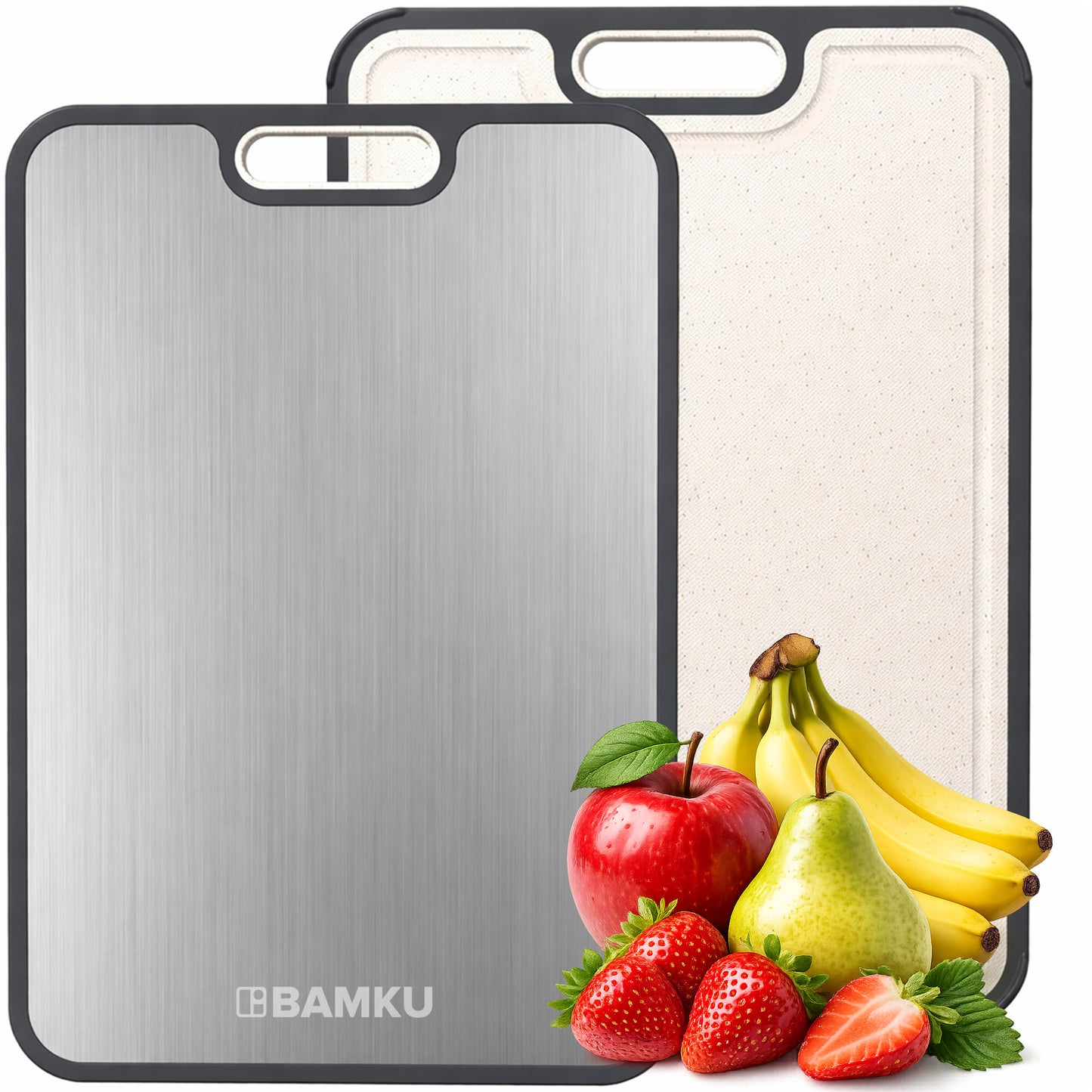 Titanium Cutting Board, Dual-Sided – Kitchen Essential, Food-Grade PP Surface, Durable & Easy to Clean, Large Size 16”×10”